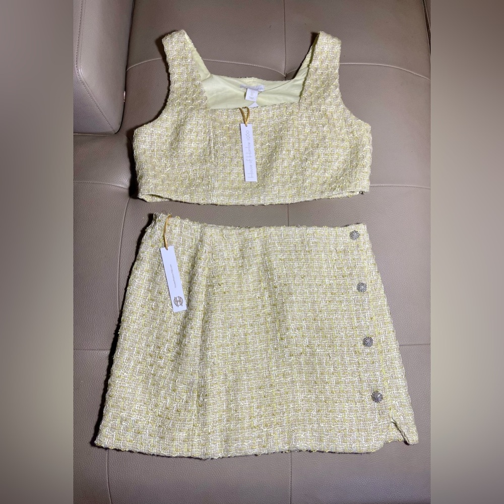 House of Harlow 1960 Tweed Set